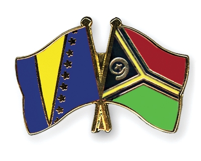 Fahnen Pins Bosnien-und-Herzegowina Vanuatu