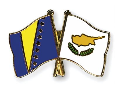 Fahnen Pins Bosnien-und-Herzegowina Zypern