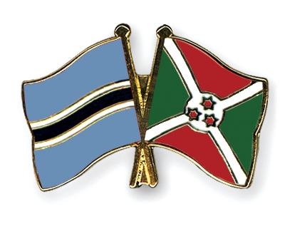 Fahnen Pins Botsuana Burundi