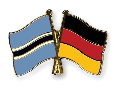 Fahnen Pins Botsuana Deutschland