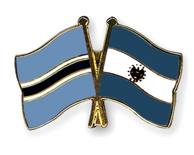 Fahnen Pins Botsuana El-Salvador