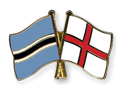 Fahnen Pins Botsuana England