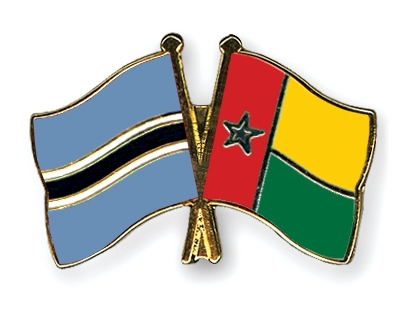 Fahnen Pins Botsuana Guinea-Bissau