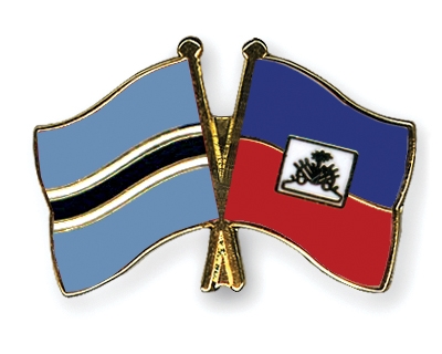 Fahnen Pins Botsuana Haiti