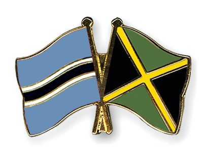 Fahnen Pins Botsuana Jamaika
