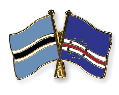 Fahnen Pins Botsuana Kap-Verde