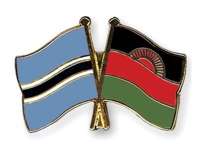 Fahnen Pins Botsuana Malawi