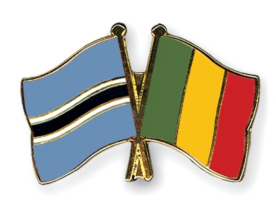 Fahnen Pins Botsuana Mali