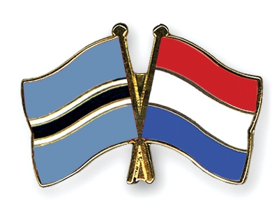 Fahnen Pins Botsuana Niederlande