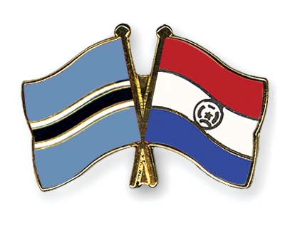 Fahnen Pins Botsuana Paraguay