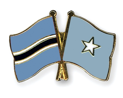Fahnen Pins Botsuana Somalia
