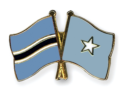 Fahnen Pins Botsuana Somalia