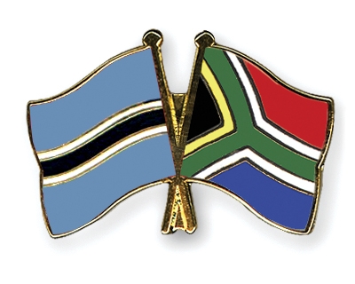 Fahnen Pins Botsuana Sdafrika