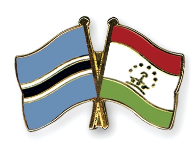 Fahnen Pins Botsuana Tadschikistan