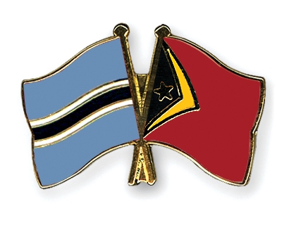 Fahnen Pins Botsuana Timor-Leste