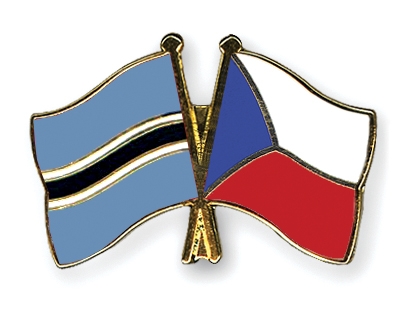 Fahnen Pins Botsuana Tschechische-Republik
