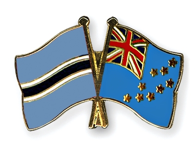 Fahnen Pins Botsuana Tuvalu