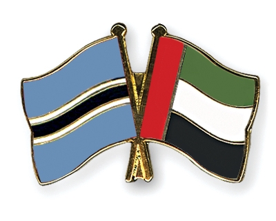 Fahnen Pins Botsuana Ver-Arab-Emirate