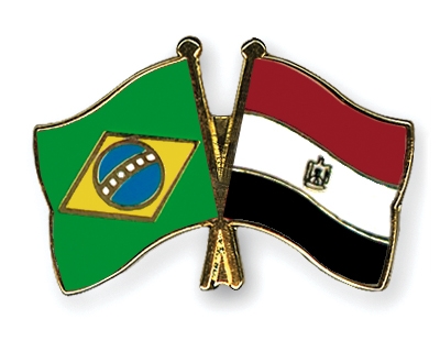 Fahnen Pins Brasilien gypten