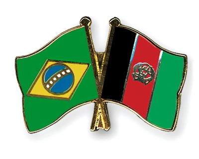 Fahnen Pins Brasilien Afghanistan