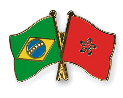 Fahnen Pins Brasilien Hong-Kong