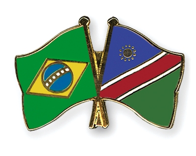 Fahnen Pins Brasilien Namibia