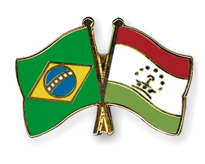 Fahnen Pins Brasilien Tadschikistan