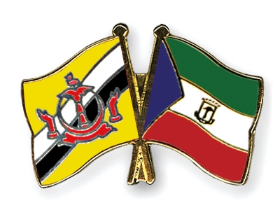 Fahnen Pins Brunei-Darussalam quatorialguinea