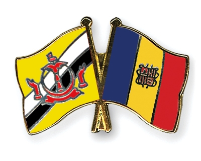 Fahnen Pins Brunei-Darussalam Andorra