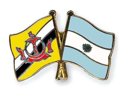 Fahnen Pins Brunei-Darussalam Argentinien