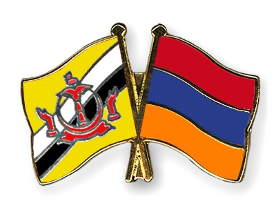 Fahnen Pins Brunei-Darussalam Armenien