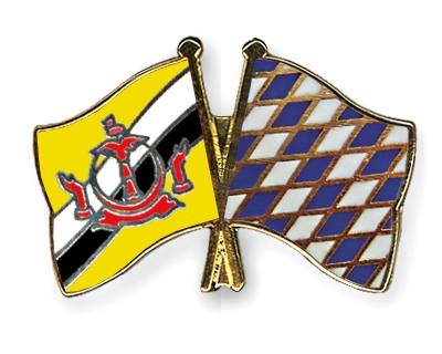 Fahnen Pins Brunei-Darussalam Bayern