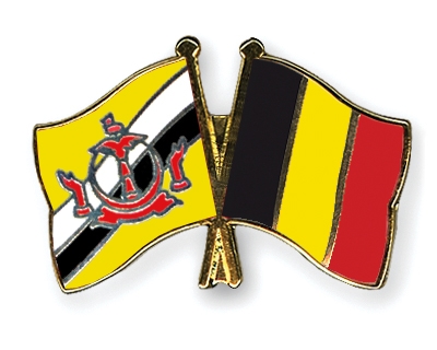 Fahnen Pins Brunei-Darussalam Belgien