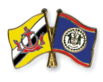 Fahnen Pins Brunei-Darussalam Belize