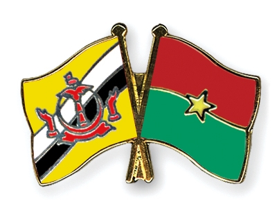 Fahnen Pins Brunei-Darussalam Burkina-Faso