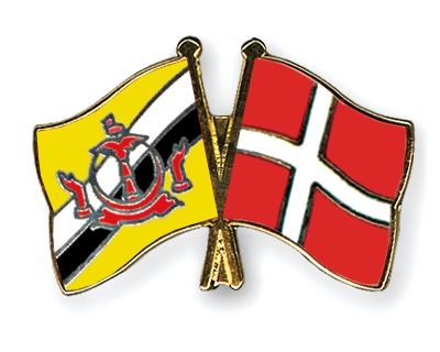 Fahnen Pins Brunei-Darussalam Dnemark