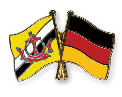Fahnen Pins Brunei-Darussalam Deutschland