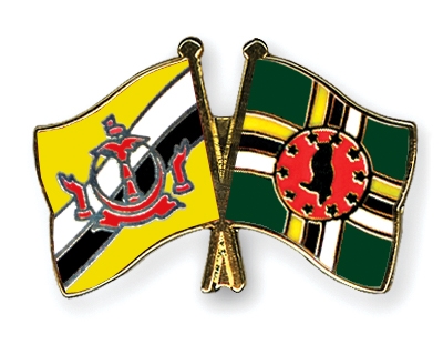 Fahnen Pins Brunei-Darussalam Dominica