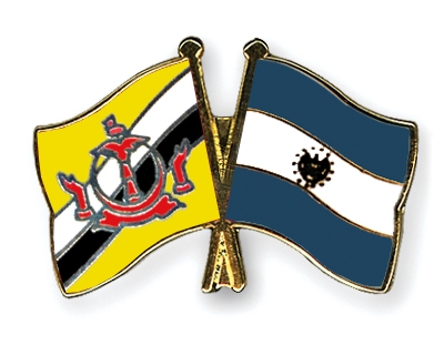 Fahnen Pins Brunei-Darussalam El-Salvador