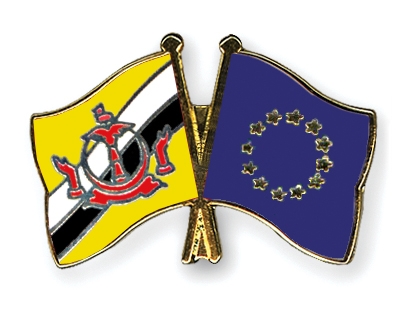 Fahnen Pins Brunei-Darussalam Europa