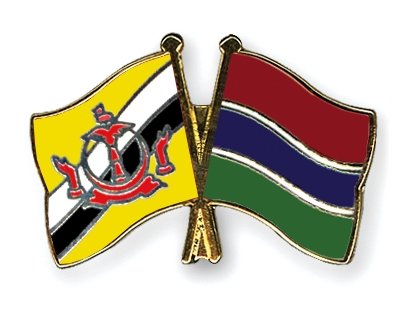 Fahnen Pins Brunei-Darussalam Gambia