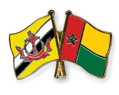 Fahnen Pins Brunei-Darussalam Guinea-Bissau