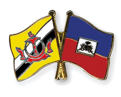 Fahnen Pins Brunei-Darussalam Haiti