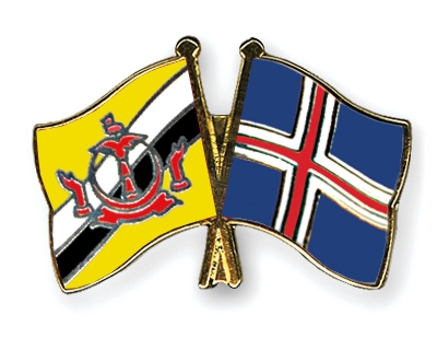 Fahnen Pins Brunei-Darussalam Island