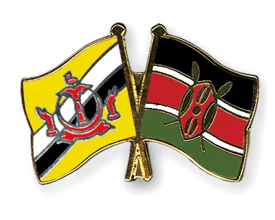 Fahnen Pins Brunei-Darussalam Kenia