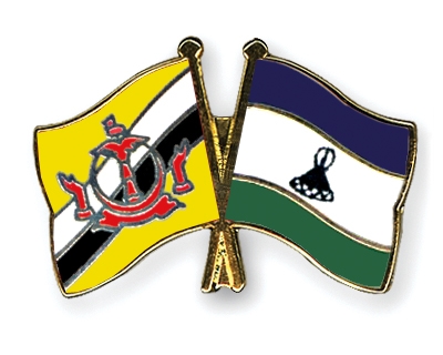 Fahnen Pins Brunei-Darussalam Lesotho