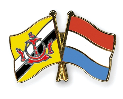 Fahnen Pins Brunei-Darussalam Luxemburg