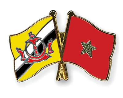 Fahnen Pins Brunei-Darussalam Marokko