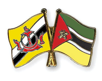 Fahnen Pins Brunei-Darussalam Mosambik