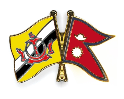 Fahnen Pins Brunei-Darussalam Nepal